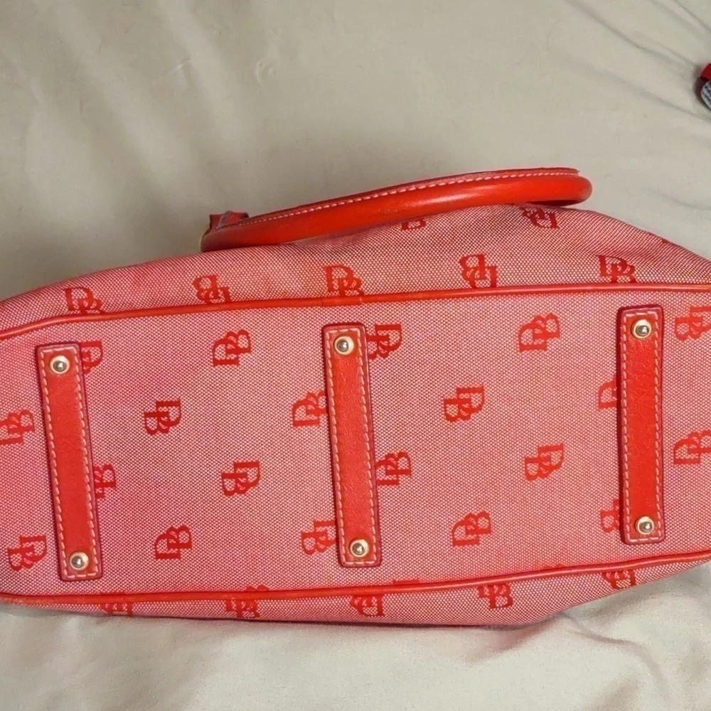 Dooney & Bourke Red Domed Zip Zip Satchel
